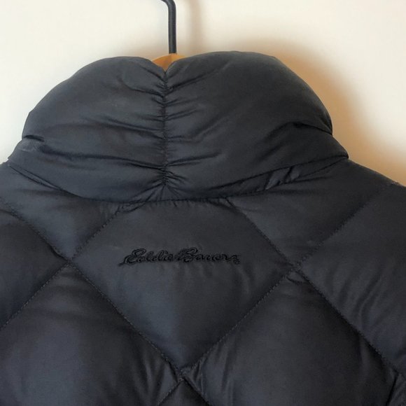 Eddie Bauer 700 Goose Down  Women M TALL Jacket Puffer - Picture 7 of 12